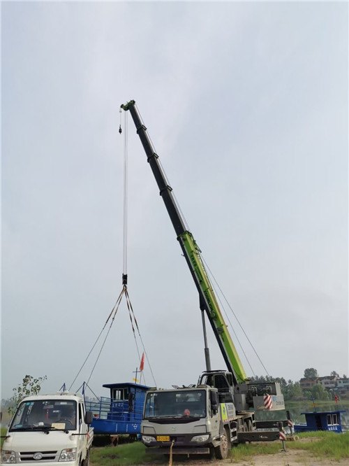 当阳市桥梁建设吊装案例